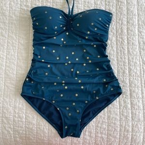 Boden One Piece Ruched Swimsuit